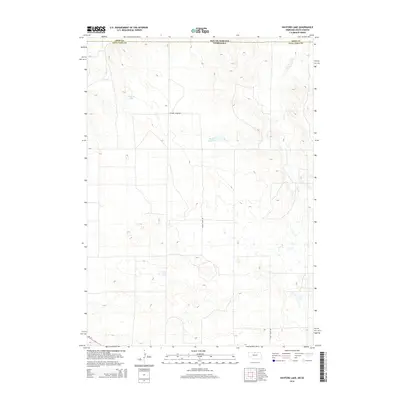 2014 Map of Hayford Lake, 2014 Print