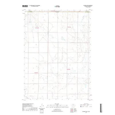2017 Map of Hayford Lake, 2017 Print