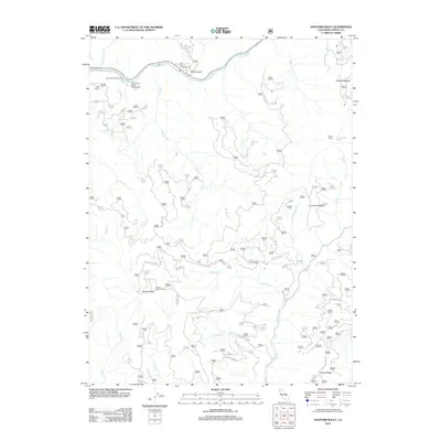 2012 Map of Hayfork Bally, 2012 Print