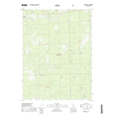 2018 Map of Hayfork Bally, 2018 Print