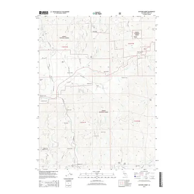 2015 Map of Hayfork Summit, 2015 Print
