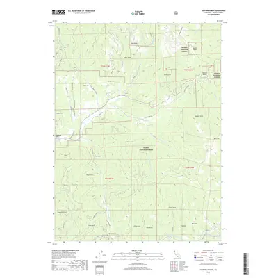 2018 Map of Hayfork Summit, 2018 Print