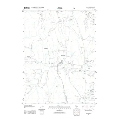 2012 Map of Hayfork, 2012 Print