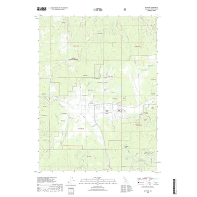 2018 Map of Hayfork, 2018 Print