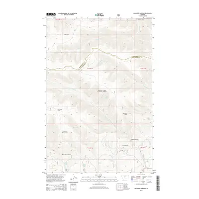 2014 Map of Haymaker Narrows, 2014 Print