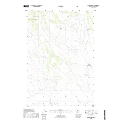 2020 Map of Haymaker Ranch SW, 2020 Print