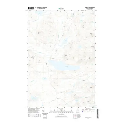 2014 Map of Haymock Lake, 2014 Print
