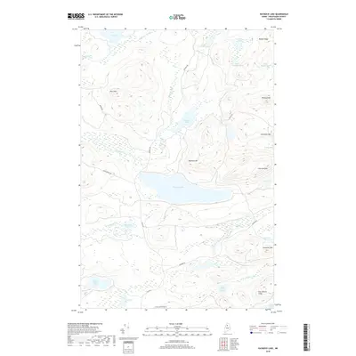2018 Map of Haymock Lake, 2018 Print