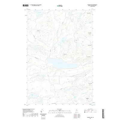 2021 Map of Haymock Lake, 2021 Print