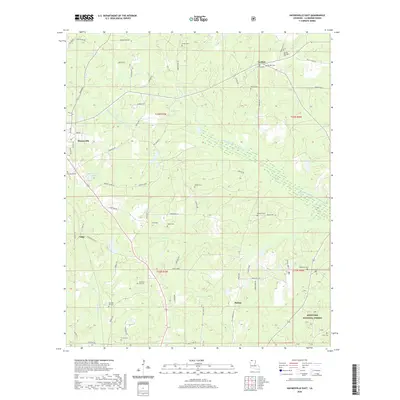 2020 Map of Haynesville East, 2020 Print