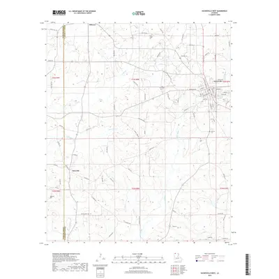 2018 Map of Haynesville West, 2018 Print