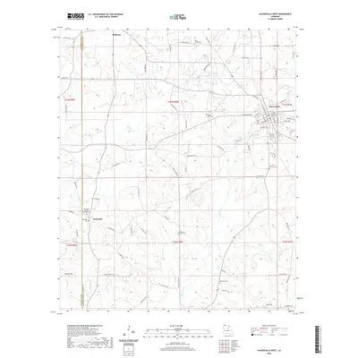 2020 Map of Haynesville West, 2020 Print