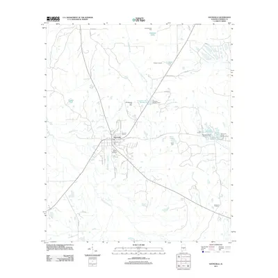 2011 Map of Hayneville, 2011 Print