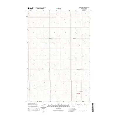 2014 Map of Haynie Reservoir, 2014 Print