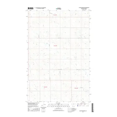 2017 Map of Haynie Reservoir, 2017 Print