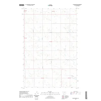 2020 Map of Haynie Reservoir, 2020 Print