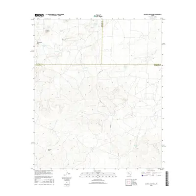 2016 Map of Hayrick Mountain, 2016 Print