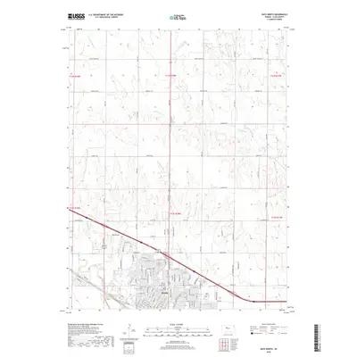 2018 Map of Hays North, 2018 Print
