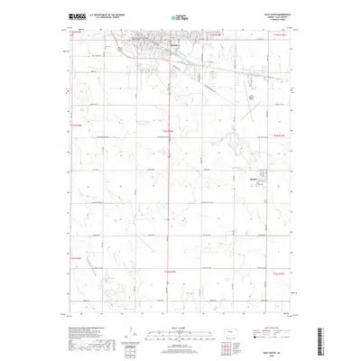 2018 Map of Hays South, 2018 Print