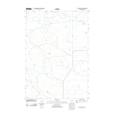 2012 Map of Haystack Butte, 2012 Print