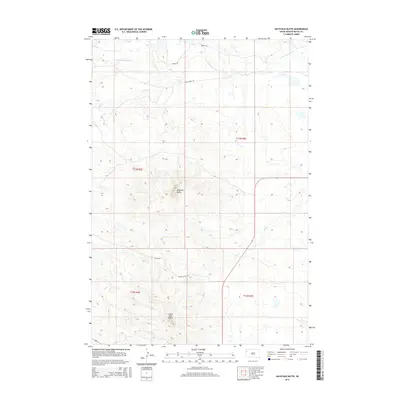 2015 Map of Haystack Butte, 2015 Print