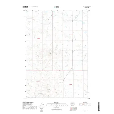 2017 Map of Haystack Butte, 2017 Print