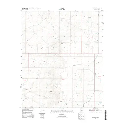 2013 Map of Haystack Butte, 2013 Print