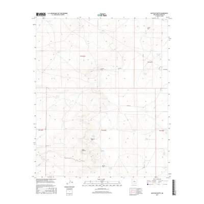 2017 Map of Haystack Butte, 2017 Print
