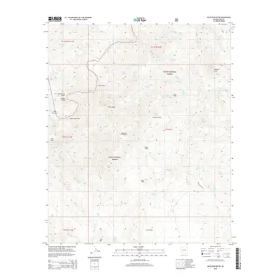 2014 Map of Haystack Butte, 2014 Print