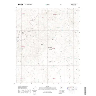 2018 Map of Haystack Butte, 2018 Print