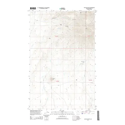 2014 Map of Haystack Butte, 2014 Print