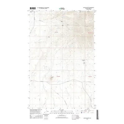 2017 Map of Haystack Butte, 2017 Print
