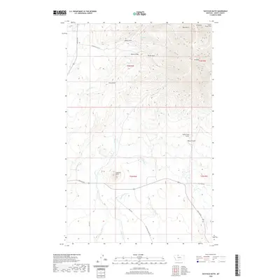 2020 Map of Haystack Butte, 2020 Print