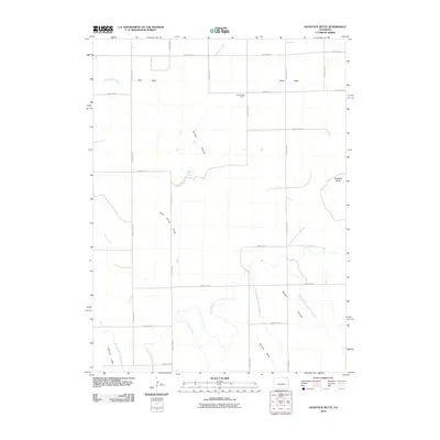 2010 Map of Haystack Butte, 2010 Print