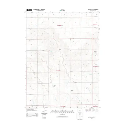2013 Map of Haystack Butte, 2013 Print