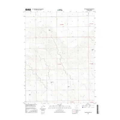 2016 Map of Haystack Butte, 2016 Print