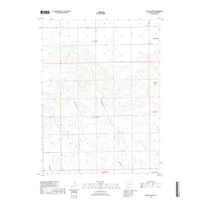 2019 Map of Haystack Butte, 2019 Print