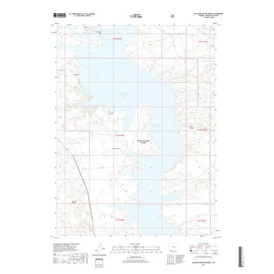 2017 Map of Haystack Buttes North, 2017 Print