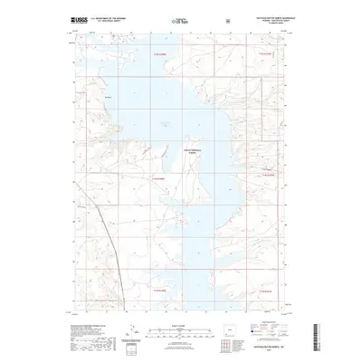 2021 Map of Haystack Buttes North, 2021 Print