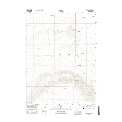 2015 Map of Haystack Flats, 2015 Print