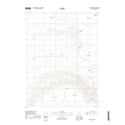 2017 Map of Haystack Flats, 2017 Print