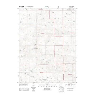 2013 Map of Haystack Gulch, 2013 Print