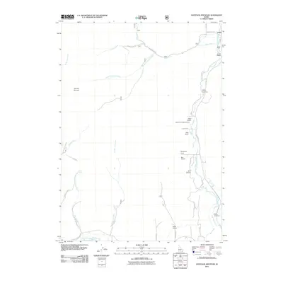 2011 Map of Haystack Mountain, 2011 Print