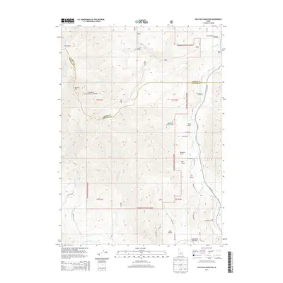 2013 Map of Haystack Mountain, 2013 Print
