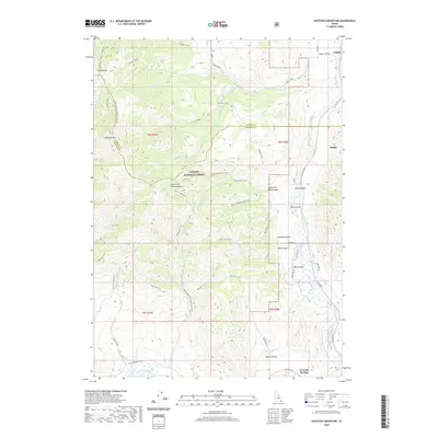 2020 Map of Haystack Mountain, 2020 Print