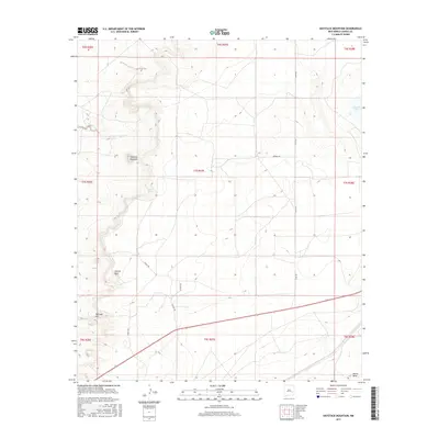 2017 Map of Haystack Mountain, 2017 Print