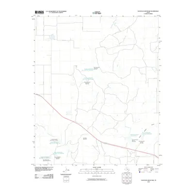 2010 Map of Haystack Mountain, 2010 Print