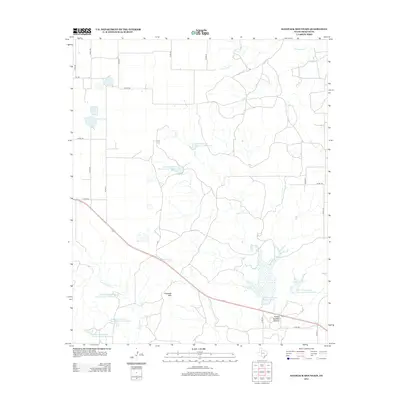 2012 Map of Haystack Mountain, 2012 Print