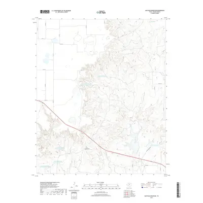 2019 Map of Haystack Mountain, 2019 Print