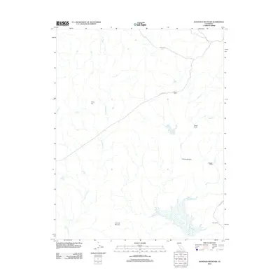 2012 Map of Haystack Mountain, 2012 Print